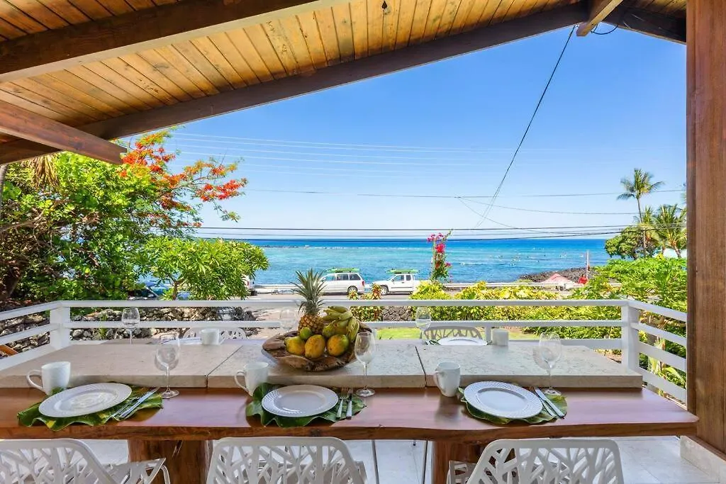 Holiday home Most Popular Snorkeling & Surfing Beach ! Turtles! Kailua-Kona